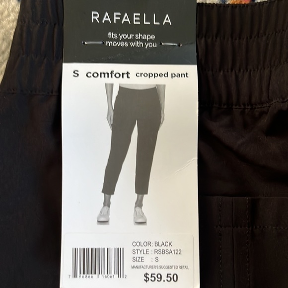NWT Rafaella Comfort Crop Pants Size Small - Picture 8 of 9